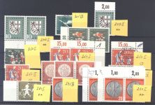 Bund, interessanter bunter Posten Bund Besonderheiten auf 3 Steckkarten