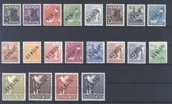 Berlin Michel Nummer 1-20, Schwarzaufdruck 1949 **, geprüft BPP