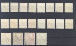 Berlin Michel Nummer 1-20, Schwarzaufdruck 1949 **, geprüft BPP