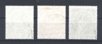 Berlin Michel Nummer 68-70, Währungsgeschädigte 1949 gestempelt, gp. BPP