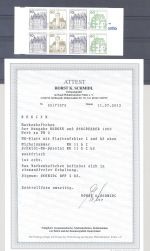 Berlin Markenheftchen MH 11 h I, Burgen & Schlösser *, FA BPP