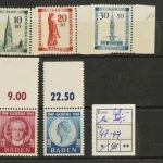 Französische Zone ** Partie in guter Qualität, teilweise mehrfach