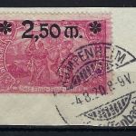 DR Mi 118 b auf Luxus Briefstück, gepr. Peschl BPP