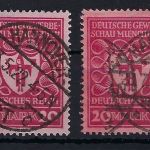 DR Mi 204 a-b °, je gepr. Infla Berlin