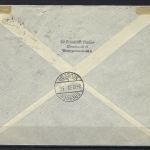 DR Wagner, 7 Werte mit 505 B auf Einschreiben innerhalb Dresdens,