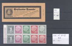 Bund, ** Posten Heuss Zusammendrucke incl. MH auf 2 Steckkarten