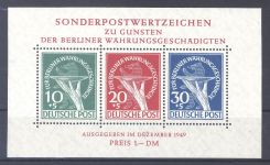 Berlin Block 1 II, Währungsgeschädigte 1949 **