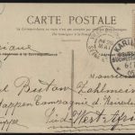 DSWA, AK Frankreich n Karibib an Paul Bütow Schutztruppen-Zahlmeister