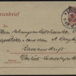 DSWA, DR Kartenbrief n. Ramansdrift, Stpl. Typ 2, o.hne Jahreszahl