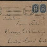 DSWA, Brief Helsinki (russischer Herrschaft) n. Ondonga Post Okauwejo