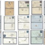 Frankreich 1857-1895, 15 Belege / Karten, Konvolut