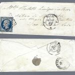 Frankreich 1857-1895, 15 Belege / Karten, Konvolut