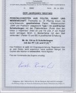 DDR Mi 334zaXI** (100) mit PF II (2) und IV (2), FFA Ruscher BPP