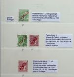 Berlin 1948-55, Spezialsammlung, PF/Belege/GA, ME über 5000€