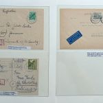 Berlin 1948-55, Spezialsammlung, PF/Belege/GA, ME über 5000€