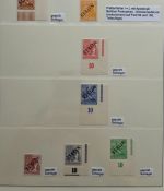 Berlin 1948-55, Spezialsammlung, PF/Belege/GA, ME über 5000€