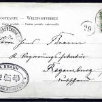 DAP China AK Chinesische Opiumraucher, Shanghai-Regensburg 1901