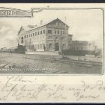 DAP China AK Peking-Bahnhof, FP Boxeraufstand n. Königsberg 30.7.1901