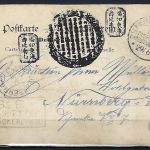 DAP China AK Tsingtau FP Boxeraufstand n. Nürnberg 26.09.1901