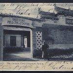 DAP China, AK Feld- und Telegraphenstation Tientsin, n. Berlin 1906