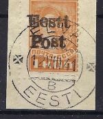 D. Bes. Estland / Elwa Mi 1 ° LUXUS ∆ gep. Krischke