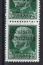 D. Bes. Zara Mi 5 III/II ** senk. Paar, gep. Brunel BPP