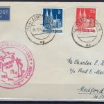 16 Belege Luftpost, Ballonpost, interessante Partie