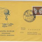 16 Belege Luftpost, Ballonpost, interessante Partie