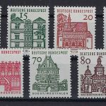 Bund KB Rollenmarken Mi 454-461 7 Werte ** komplett einwandfrei