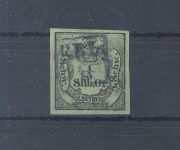 Oldenburg Michel Nummer 1, 1-3 Sgr. Freimarke 1852 gestempelt