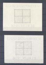 Dt. Reich Block 5-6z, Olympiablöcke 1936 **