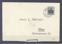 Dt. Bes. 1. WK Stadtpost Warschau, Zensurbrief 1916 aus Warschau