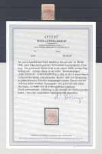 SBZ Michel Nummer 34yc, 8 Pfg. dunkles Papier gestempelt, FA BPP