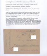 Dt. Feldpost 2. WK, Brief 1944 Kampfgruppe Brückenkopf Baranow