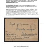 Feldpost aus Kurlandkessel Talsen/Talsi, aus dem letzten Kriegstag 7.5.1945