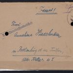 Feldpost 7. SS Totenkopf Hundertschaft, FP 18456 B mit Inhalt, Frot-Heimat