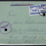 Luftfeldpost Sewastopol/Krim 1943 nach Ribnitz, Absender PF L 37317