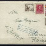 Feldpost Spanischer Bürgerkrieg 1938, vom Bord des Kreuzer Emden