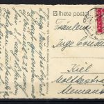 Postkarte aus Estoril/Portugal n. Kiel 1937, U Boot 28