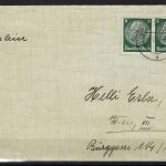 Feldpost KZ-Sachsenhausen 1939, SS-Totenkopf, mit Inhalt