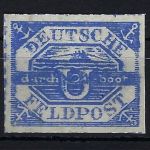 U-Boot Ela, feldpostmarke Mi 13 a (*) geprüft Pickenpack BPP, Mängel