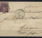 Sachsen Ganzsache U2 mit Zusatzfrankatur