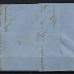 Norddeutscher Bund Mi 9 + 11 Auslandbrief mit ovalem Preusen Stempel