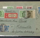 B&B, 2 belege mit PF Mi 1A XVII, 1 A VIII und 2x 6 A I