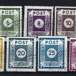 Ost Sachsen Postmeistertrennung Mi 42 - 50 G gep. Findeisen BPP