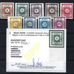 Ost Sachsen Mi 42 G - 50 G ° gep. Ströh BPP, mit 53-44 Gb