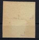 Ost Sachsen Mi 45DI, 46DIb, 47DIa Luxus Briefstück, gep. Ströh BPP