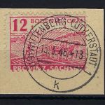 Provinz Sachsen Mi 86 wb A, Luxus Briefstück, gepr. Ströh BPP