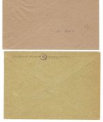 Thüringen Mi 97 AX w und AX r auf 2 Briefen, mit FA Herpichböhm BPP