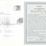 Thüringen Mi 97 AX w und AX r auf 2 Briefen, mit FA Herpichböhm BPP